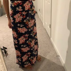 Rae floral Maxi Skirt